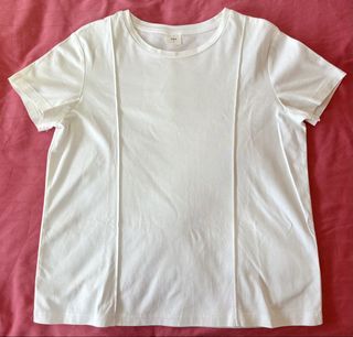TRT White Basic T-Shirt Size S