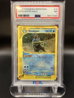 PSA 7 Feraligatr #12 Holo Expedition WOTC Vintage Pokemon