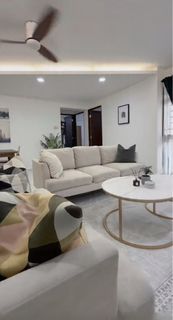 MOVING OUT CLEARANCE Preloved Japandi Scandinavian Cat friendly HipVan Soma 3 seater sofa + 2 seater sofa scratch resistant for clearance
