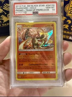 Pokemon Charizard 2019 Sun and Moon Team Up Pre-Release Promo SM158 PSA 10 Low POP Ebay Last Sold 11k!