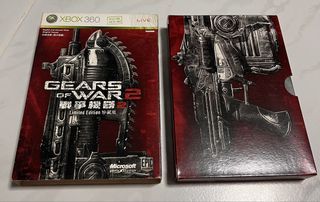 GEARS OF WAR 2 LIMITED EDITION 2 DISC STEELBOOK ARTBOOK / XBOX 360 XBOX ONE GAME / TESTED WORKING / FREE TRACKED PACKAGE
