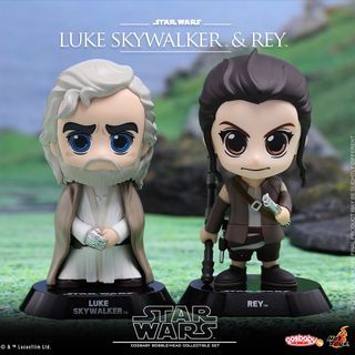 Hot Toys COSB405 Disney Star Wars Rey and Luke Skywalker Cosbaby (S)