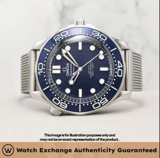 Mint Omega Seamaster James Bond 60th anniversary Strap 210.30.42.20.03.002 21030422003002 Blue Dial Z25011 Nov 2025