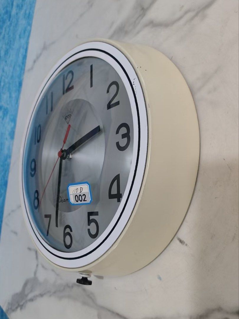 Vintage Converted Diamond Clocks with Original clock hands (Category: Clocks) located in Singapore. Submitted by achinesehut (Listing ID 1450586697, Image 3). Description: Comes in cream navy blue and black. New old stock.