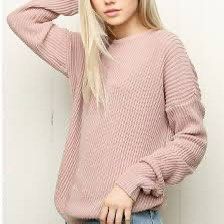 Brandy Melville Ollie Sweater in Dusty Rose