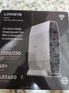 Linksys E9450 AX5400 Next-Gen WiFi 6 Router