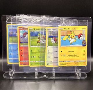 Sealed On The Ball Set Pikachu Eevee Grookey Sobble Scorbunny Futsal UK Promo Pokemon