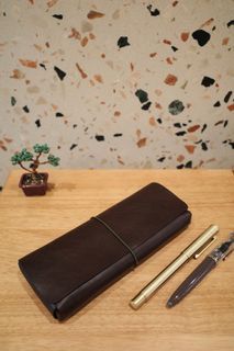 Stitchless Leather Pencil Case