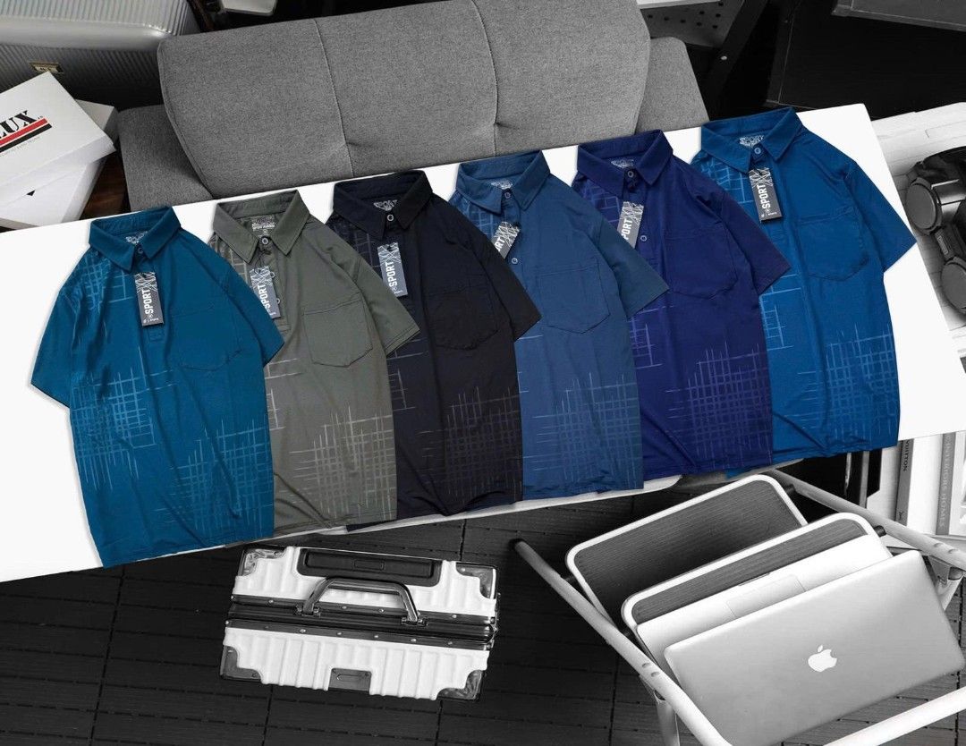 T shirt, polo shirt, no sleeve, long sleeve, man/woman shorts (Category: Tshirts & Polo Shirts) located in Singapore. Submitted by stillastudent_12 (Listing ID 1451084739, Image 1). Description: - Short sleeve button-up shirts - Features a cool grid pattern - Available colors: Please circle the colour you want. - Versatile for casual or smart-casual outfits -very cooling -if there are any questions or you are interested. please liaise with my mum