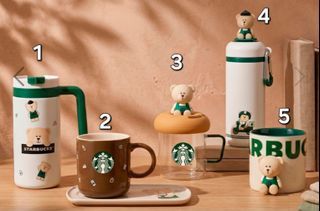Starbucks™ Exclusive Bearista Buddy Tumbler or Mug(No. 2, No. 3 or No.5)