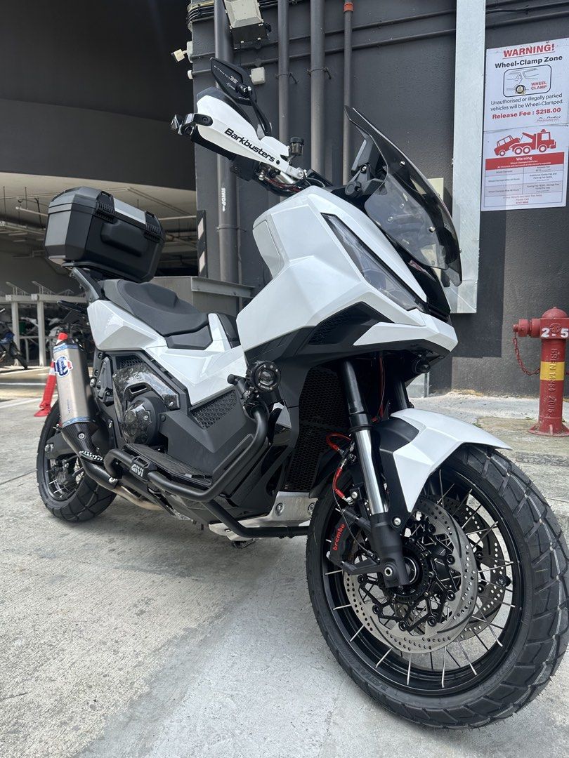 HONDA X-ADV 750 BREMBO | OHLINS | HEL HOSE | KAMUI |EXHAUST ACCESSORIES (Category: Motorcycle Accessories) located in Singapore. Submitted by creation.motorworld (Listing ID 1451374836, Image 3). Description: HONDA X-ADV 750 BREMBO FULL SET UP (Front Caliper x 2 , Front Disc , Rear Caliper , Rear Disc , Masterpump x 2 , Switches ) - $3080 OHLINS STX 46 - $1850 TERMIGNONI LEGAL EXHAUST - $1750 FULL PAINT PROTECTION FILM - $800 Let us help you solv