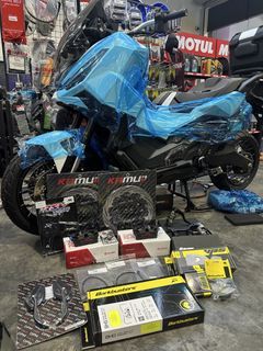 HONDA X-ADV 750 BREMBO | OHLINS | HEL HOSE | KAMUI |EXHAUST ACCESSORIES