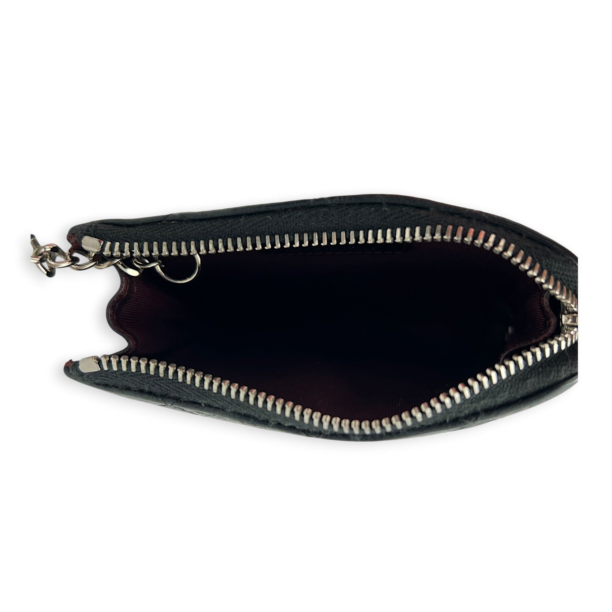 Chanel Classic Coin Purse Black in Caviar Leather, Silver hardware (Category: Bags & Wallets) located in Singapore. Submitted by carousellluxury (Listing ID 1451597234, Image 6). Description: SKU C2607-013387AN Material Caviar Leather Color Black Hardware Silver Strap Not Included Dimension (L)11cm x (H)6cm x (W)1.5cm Accessories Original Box, Authentication Card, Service receipt from Chanel Series 18631218 Circa Est 2013-2014 Microchipped FALSE 