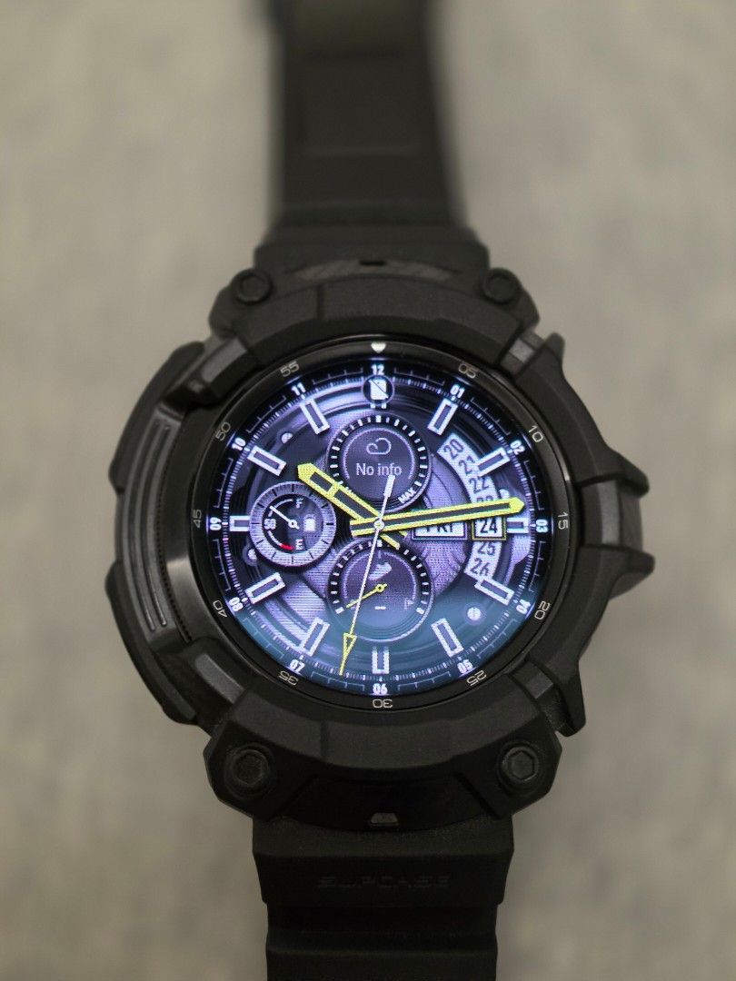 SAMSUNG GALAXY WATCH 4 CLASSIC BLUETOOTH ( 46MM ) (Category: Wearables & Smart Watches) located in Singapore. Submitted by hadytoshi07 (Listing ID 1451660129, Image 6). Description: NO BOX COMES WITH ORIGINAL STRAP AND CHARGER.