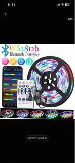 WS2812B Bluetooth RGBIC LED Strip Lights with App Control 10 m