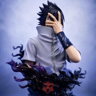 [Free Delivery] Naruto Sasuke Uchiha Sharingan Figure – Premium Anime Display Statue
