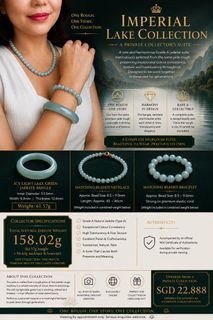 Imperial Lake Collection | Grade A Jadeite Collector’s Suite | One Rough, One Story