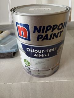 Nippon Paint Odour-less All-In-1 White Paint
