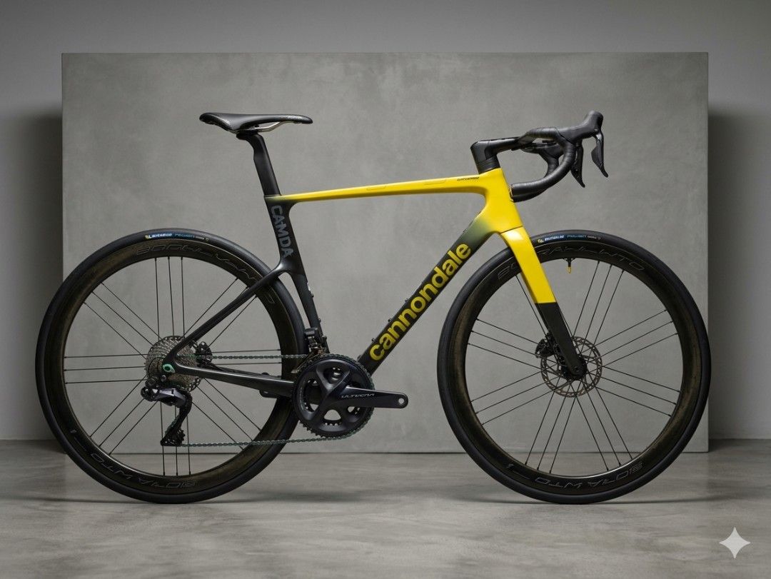 Cannondale SuperSix EVO Hi Mod Full Road Bike (Category: Bicycles) located in Singapore. Submitted by flalatgg (Listing ID 1452058238, Image 1). Description: - Cannondale SuperSix EVO Hi Mod size 54 - Momo Design Integrated Bar - Full Carbon Frame & Fork - Shimano Ultegra Groupse Di2 12-speed - Campy Bora WTO carbon wheelset - Drive carbon wheelset (extra wheelset) - Ready to Ride - Ideal for Road Cycling No Pedal. bring ur own pedal if u want to