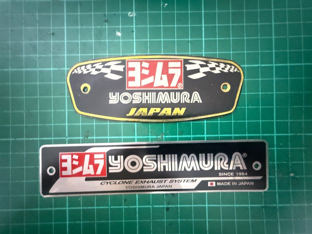 Yoshimura Accessories (Category: Motorcycle Apparel) located in Singapore. Submitted by ahzhan__ (Listing ID 1332612743, Image 2). Description: •Yoshimura Rivets $5 per piece •R77 Exhaust Parts $150 R77 Sleeve (CB400) $100 Chrome Exhuast Tip $30 Yoshimura Emblem $10 exhaust rivet band 1pc $5 exhaust spring tab holder 1pc •Trioval Exhaust -(Spec 3, Spark) $150 Trioval Sleeve (CB400) $30 Yoshimura Emblem $10 Exhuast Rivet Band .