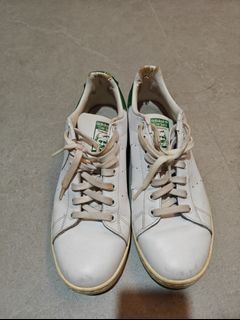 Adidas Stan Smith White Green Leather Sneakers