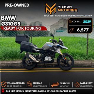 BMW G310GS | COE TILL 2029 | ADVENTURE BIKE | BMW MOTORRAD | CLASS 2A | PRE-OWNED