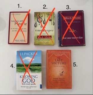 Mitch Albom & J.I. Packer Books