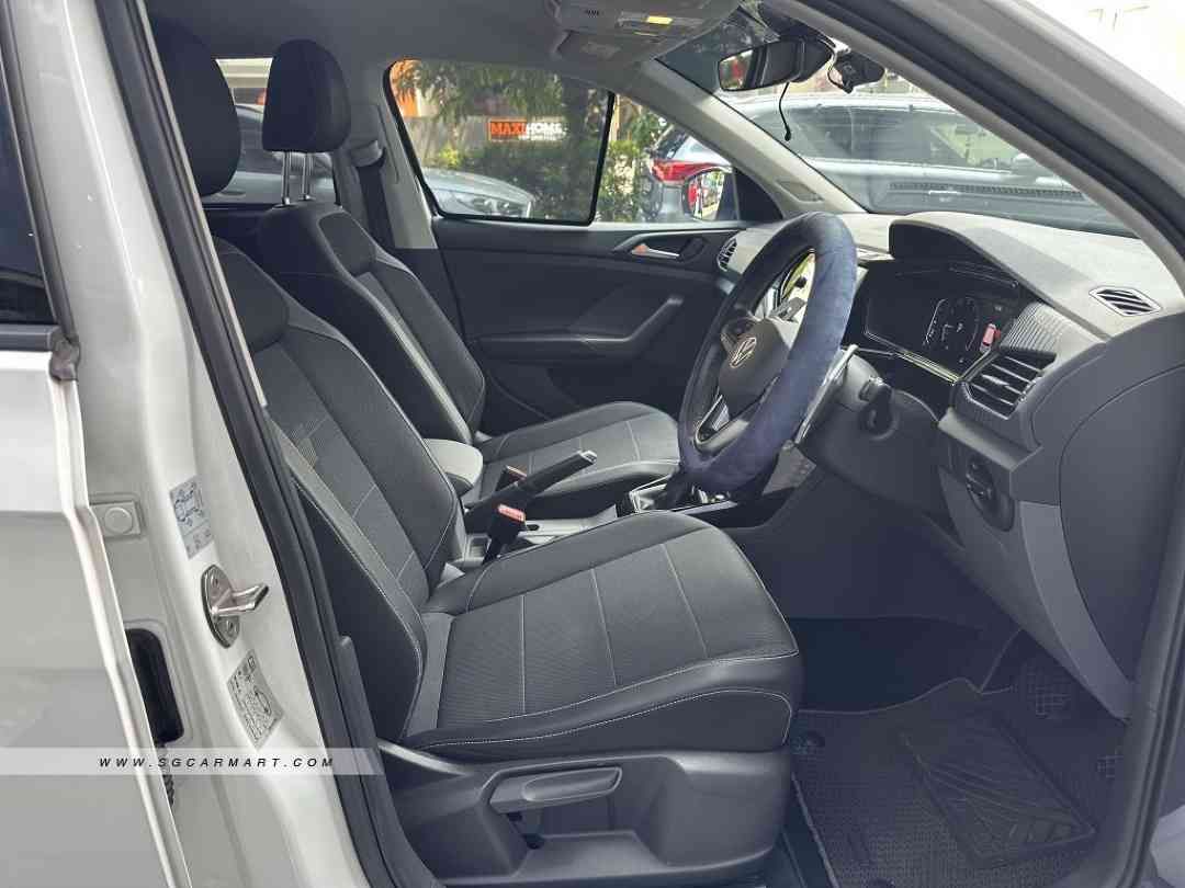 Volkswagen T-Cross 1.0 TSI DSG R-Line (A) (Category: Used Cars) located in Singapore. Submitted by aatrust_bb6b44 (Listing ID 1452565801, Image 5). Description: The Volkswagen T-Cross is proof that small SUVs offer a genuine upgrade over superminis and small hatchbacks. This is a crossover that feels just as comfortable and high-quality. AA Trust certified quality preowned vehicle comes with immediate loan approval, immediate hand over within 24 