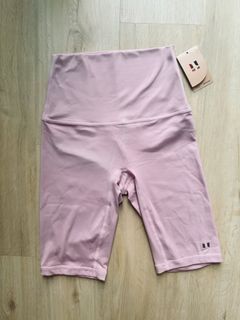 Milliot&co Women's High-Waisted Biker Shorts - powder pink