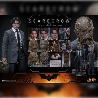 [MISB] Hot Toys Scarecrow 2.0 MMS801 1/6 Batman Begins Dr. Jonathan Crane Doctor Cillian Murphy Christopher Nolan DC