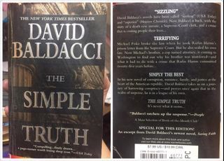 The Simple Truth by David Baldacci - New York Times Bestseller