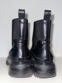Black Chunky Platform Chelsea Boots