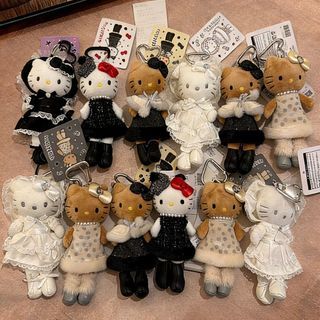 Hello Kitty Plush Keychain Bag Charm Accessory