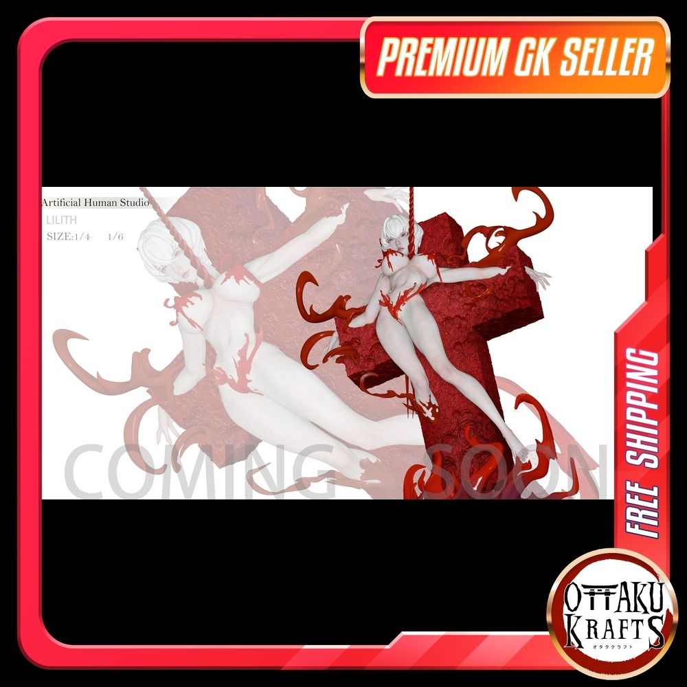 Lilith | Lilith | Artificial Human Studio | 【FREE Shipping - PO】GK Figurine | GK Figure | GK Statue | Anime Resin Collectible | Anime Resin Collectable | Wall Art Decor | Portrait (Category: Toy Figures) located in Singapore. Submitted by otakukrafts (Listing ID 1452860232, Image 1). Description: ✅Local SG seller, 1000+ 5⭐reviews ✅Shipped directly from Studio ✅Price includes FREE doorstep delivery to your address! 【𝐏𝐑𝐎𝐃𝐔𝐂𝐓 𝐈𝐍𝐅𝐎𝐑𝐌𝐀𝐓