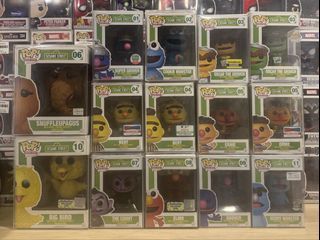 Sesame Street Funko Pop Bundle - Elmo / Cookie Monster / Big Bird / Bert / Ernie etc