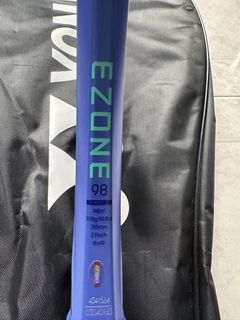Yonex | EZONE 98 Tennis Racket | 2 months old | Solinco Confidential at 54 lbs | G2 size S$259