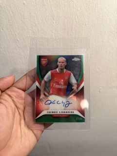 Topps Arsenal Freddie  Ljunberg Auto 87/99 card
