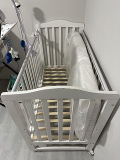 White Baby Crib