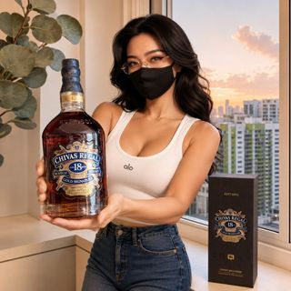 1L 2005 Chivas Regal 18 Blended Scotch Whisky Vintage 1000ml With Box Sealed 威士忌 not Johnnie Walker Blue Macallan Ballantines 21 25 Year Whiskey
