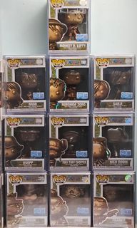 Funko Pop All One Piece Mugiwara Straw Hats Crews Bronze Statue Limited Edition