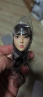I8 toys 1/6 Head with Dark Hair and Bangs