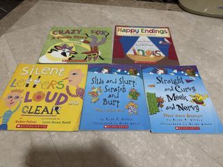 Scholastic Children's Books - 5 Books Set for preschoolers English