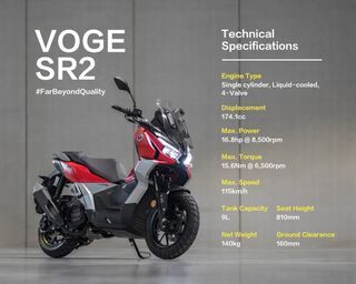 BRAND NEW VOGE SR2 ( NEW VOGE SR2 ) VOGE | SR2 | SCOOTER | 2B | PRE-BOOKING