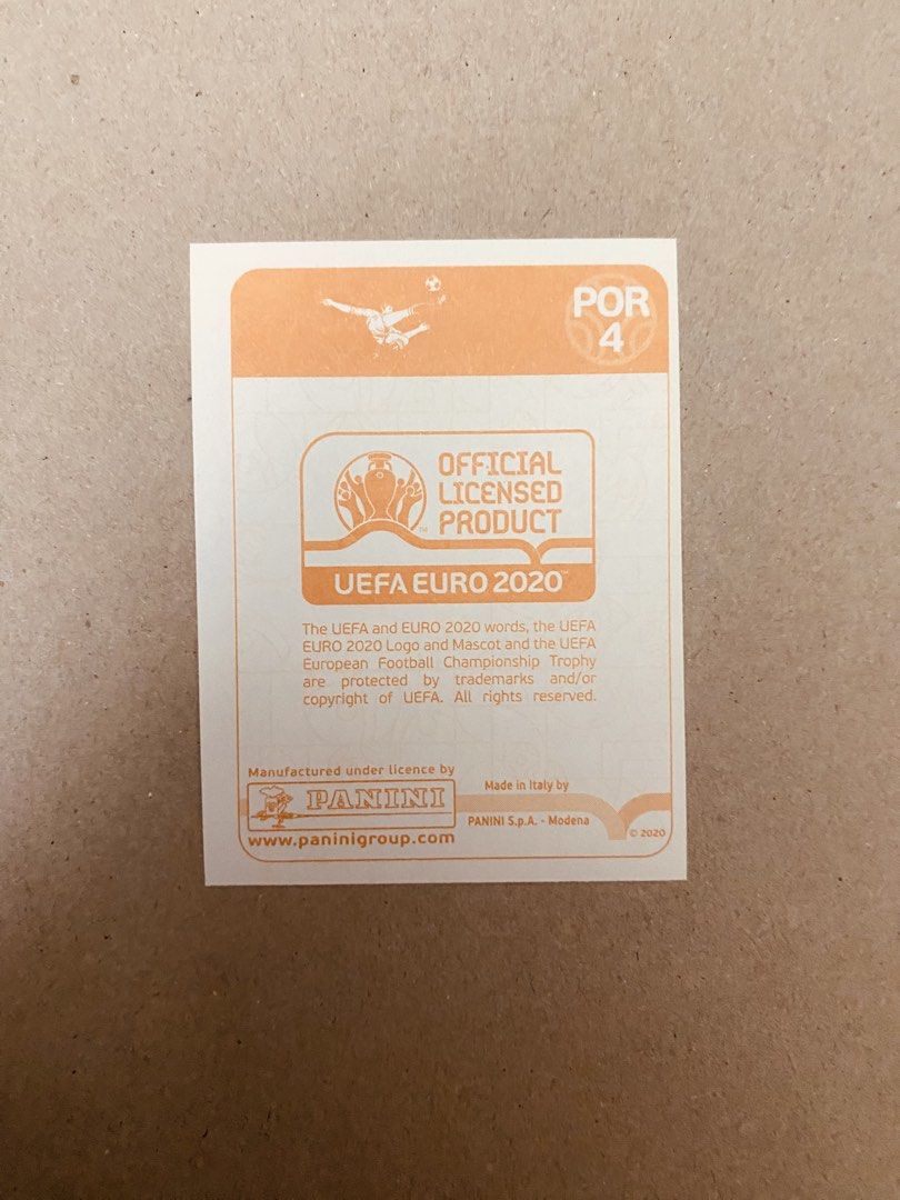 Cristiano Ronaldo Panini UEFA Euro 2020 Sticker (Category: Raw Cards) located in Singapore. Submitted by darpel (Listing ID 1448247846, Image 2). Description: Ronaldo $8.