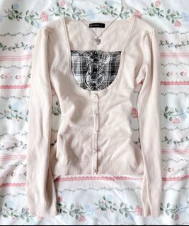 pink shoujo chocogirl milkmaid top