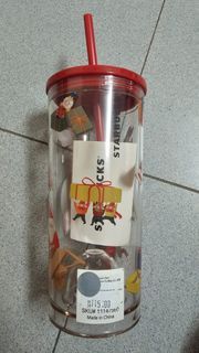 Starbucks Christmas Tumbler with Straw
