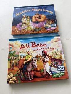 Aladdin's Magic Lamp & Ali Baba 3D Pop-Up Books