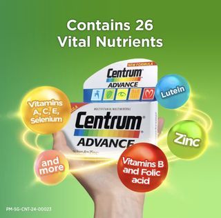 Centrum Advance Multivitamin - Contains 26 Vital Nutrients