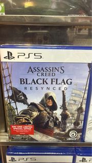 Ps5 Assassin creed black flags: Resynced . (R3 )Ready stock  now hurry !!! . Release on July 09/07/26