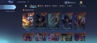 Mobile Legends Account - Legend & Grand Skins